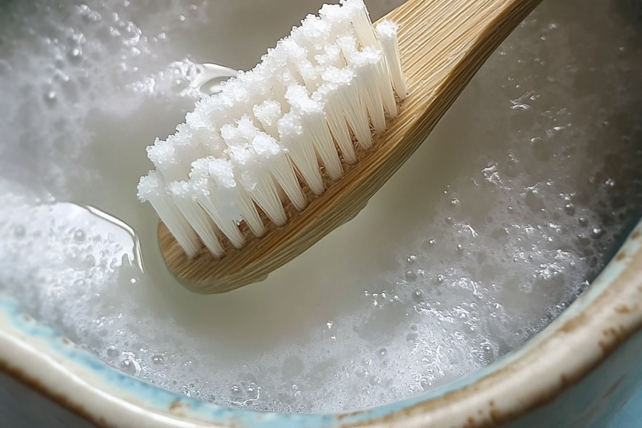 Bamboo toothbrush for toddlers